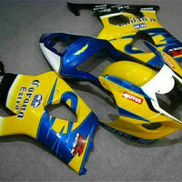 MS Injection Mold Yellow Blue Fairing Fit for  2003-2004 GSXR 1000 q001