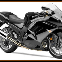 NT Glossy Black Fairing Fit for ZZR1400 ZX14R 2006-2011 Injection Mold b008