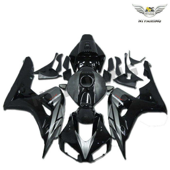 MS Injection Grey Black Plastic Fairing Fit for Honda 2006-2007 CBR1000RR u014