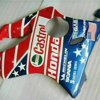 MS Red Blue Fairing Injection Fit for Honda 1999-2000 CBR600 F4 ABS Plastic u016