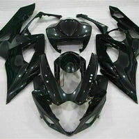 MS Injection Plastic Glossy Black Fairing Fit for  2005-2006 GSXR1000 p047