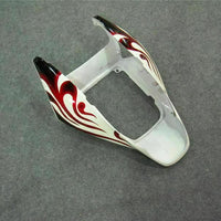 MS Injection Red Flame White Fairing Fit for Honda 2006-2007 CBR1000RR l021