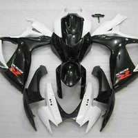 MSB Injection White Black Fairing Fit for  2006 2007 GSXR 600 750 n064