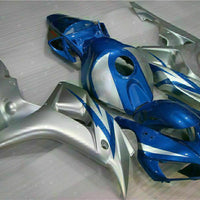 MS Injection Blue Silver Kit Fairing Fit for Honda 2006-2007 CBR1000RR Set u086