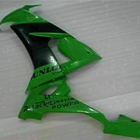 MSA Fit for  2008-2010 ZX10R ZX-10R ABS Black White Injection Fairing t015-T
