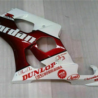 MS Injection New Red White Kit Fairing Fit for  2003-2004 GSXR 1000 p039
