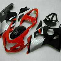MS Injection Kit Red Black Fairing Fit for  2004 2005 GSXR 600 750 n008h