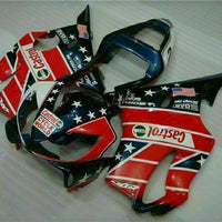 MS Injection Red White Fairing Plastic Fit for Honda 2001-2003 CBR600 F4I u025