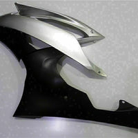 MS Injection Silver Black Plastic Fairing Fit for Yamaha 2008-2016 YZF R6 g036