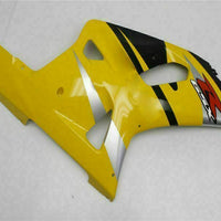 MSB Injection  Mold Yellow Fairing Fit for  2001-2003 GSXR 600 750 n017