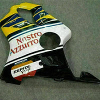 MS Yellow White Injection Fairing Kit Fit for Honda 2001-2003 CBR600 F4I u015