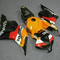 MSA Injection Red Orange Fairing Plastic Fit for Honda 2009-2012 CBR600RR u010