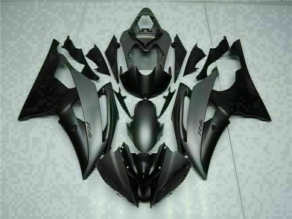 MS Injection Plastic Grey Black Fairing Fit for Yamaha 2008-2016 YZF R6 j055