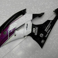 MS Injection White Purple Plastic Fairing Fit for Yamaha 2008-2016 YZF R6 g028