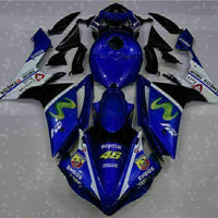 MSB Injection New Blue Plastic Fairing Fit for Yamaha 2007-2008 YZF R1 g038