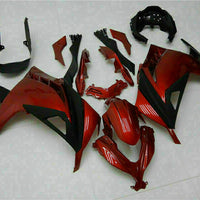 MSA Fit for  2013-2017 EX300 300 Plastic Red Injection Fairing s011