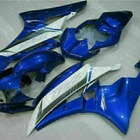 MS Injection Blue White ABS Kit Fairing Fit for Yamaha 2006-2007 YZF R6 g050