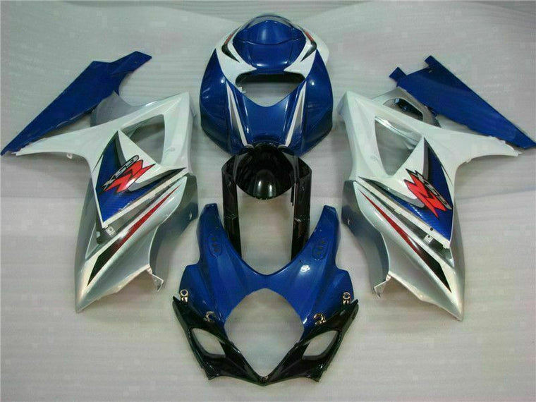 NT Fairing Fit for Suzuki 2007-2008 GSXR 1000 Q005- Blue White | ABS Injection