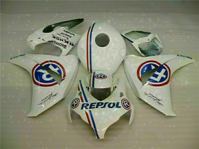 NT Fairing Fit for Honda 2008-2011 CBR1000RR U043- White Blue | ABS Injection
