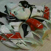 MS Injection Mold Red White Bodywork Fairing Fit for Yamaha 2006-2007 YZF R6 g019