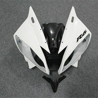 MSB Injection Mold White Black Fairing Kit Fit for Yamaha 2006-2007 YZF R6 j001