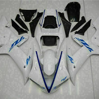 MSB Injection Mold Kit White ABS Fairing Fit for Yamaha 2002-2003 YZF R1 j027