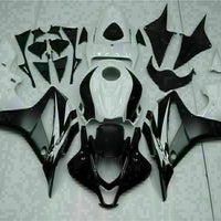 MSA Injection  Black Fairing Kit Fit for Honda 2007-2008 CBR600RR Cowl u061