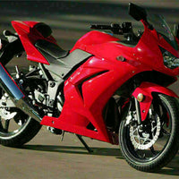 Fit for  2008-2012 EX250 250R Plastic Glossy Red Injection Fairing t0j-A