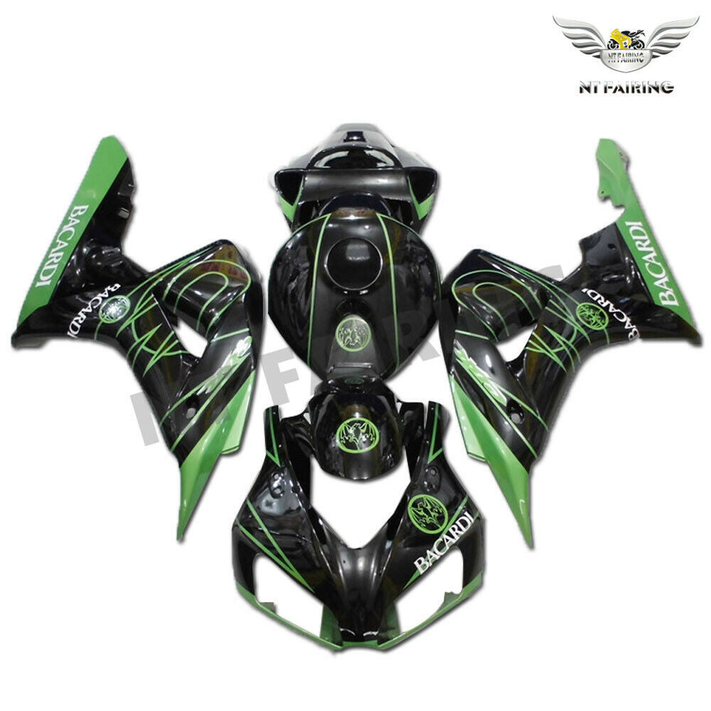 NT Fairing Fit for Honda 2006-2007 CBR1000RR T071- Green Black | ABS Injection