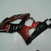 MS Injection Kit Red Black Fairing Kit Fit for  2005-2006 GSXR 1000 p005