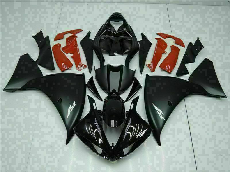 NT Fairing Fit for Yamaha 2009-2011 YZF-R1 N012- Black Red | ABS Injection