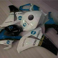 MS Injection White Blue Plastic Fairing Fit for Honda 2008-2011 CBR1000RR u048