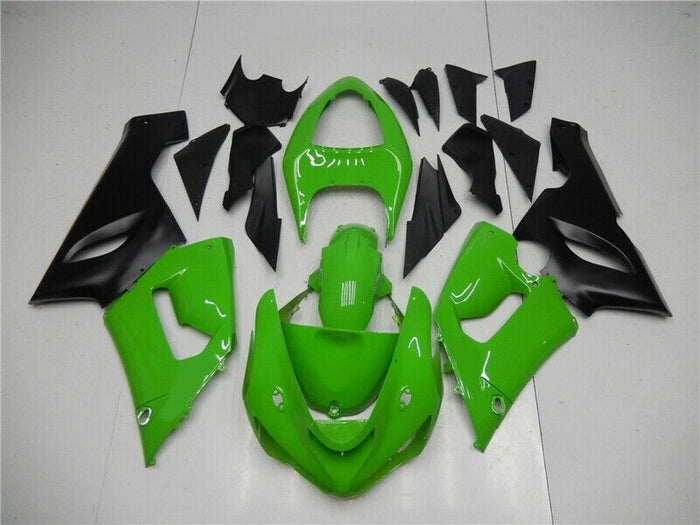 NT Green Black Injection Mold Fairing Fit for 2005 2006 ZX6R 636 ABS New e06A