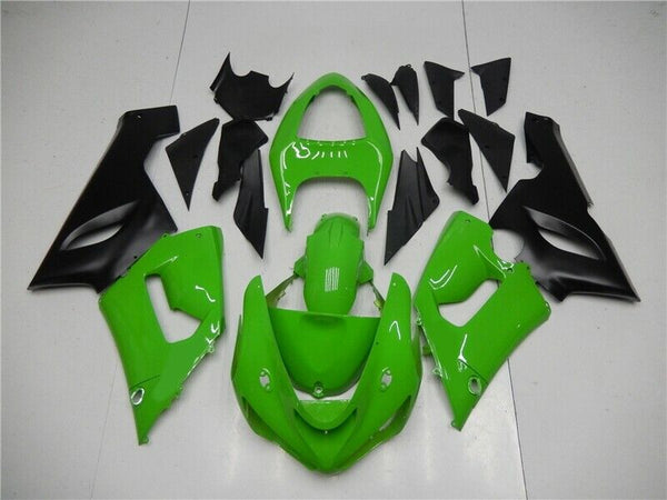 NT Green Black Injection Mold Fairing Fit for 2005 2006 ZX6R 636 ABS New e06A