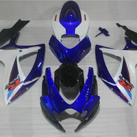 MSB Injection Mold Blue Fairing Kit Fit for  2006 2007 GSXR 600 750 v040