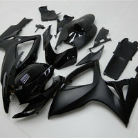 MSA Injection Mold Black Fairing Kit Fit for  2006 2007 GSXR 600 750 a004w
