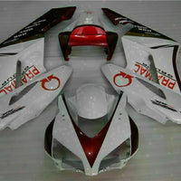 MS Injection Mold Fairing White Red Fit for ABS Honda CBR1000RR 2004-2005 u080