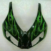 MS Injection Green Flame Black Fairing Fit for Honda 2006-2007 CBR1000RR u025