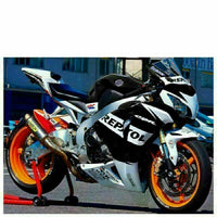 MS Injection Mold White Black Fairing Kit Fit for Honda 2008-2011 CBR1000RR u007