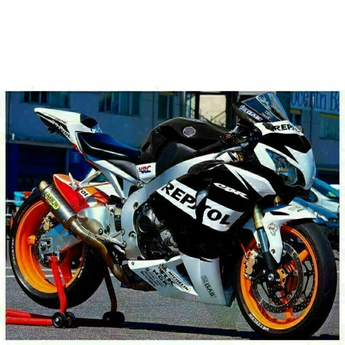 MS Injection Mold White Black Fairing Kit Fit for Honda 2008-2011 CBR1000RR u007