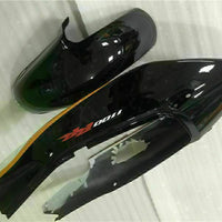 MS Injection Orange Black Fairing ABS Fit for Honda 1996-2007 CBR1100XX u027