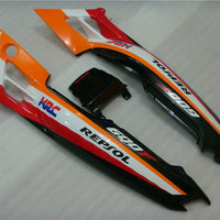 MSA Tank Cover Fairing Orange Injection Fit for Honda 1995-1996 CBR600F3 u002