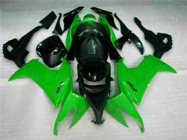 MSA Fit for  2008-2010 ZX10R ZX-10R ABS Green Black Injection Fairing t004-T