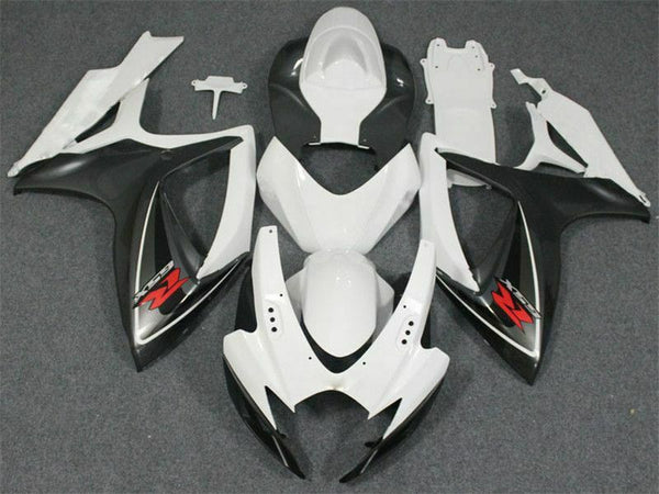 NT Injection Mold White Fairing Fit for  2006 2007 GSXR 600 750 N035