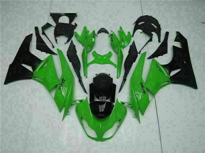 MSA Injection Fairing Fit for  2009-2012 ZX6R Plastic With Seat Cowls t004-T