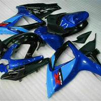 MSB Injection Mold Blue Fairing Kit Fit for  2006 2007 GSXR 600 750 o045