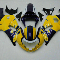 MSB Injection Mold Yellow Fairing Fit for  2001-2003 GSXR 600 750 n009