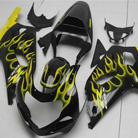 MSB Injection  Mold Black Fairing Kit Fit for  2001-2003 GSXR 600 750 l019