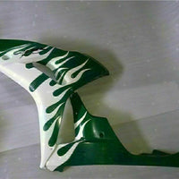 MS Injection White Flame Green Fairing Fit for Honda 2006-2007 CBR1000RR u087
