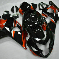 MS Injection Orange Black Fairing Fit for  2004-2005 GSXR 600 750 n011l